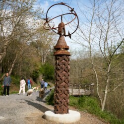 The Uniting Of Work and Spirit<br>
By Robert Clements <br>
Purchased by Randall-Paulson Architects, as a gift the to the city in honor of the 25th anniversary of their business. Located at Old Mill Park