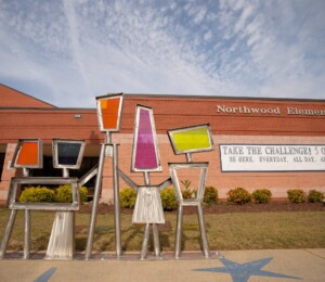 "Unity" by Nathan Pierce. Located at Northwood Elementary.  Sponsored by Northwood Foundation.